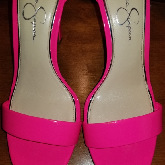 Jessica Simpson Ankle Strap Heels 10M - Picture 7 of 11